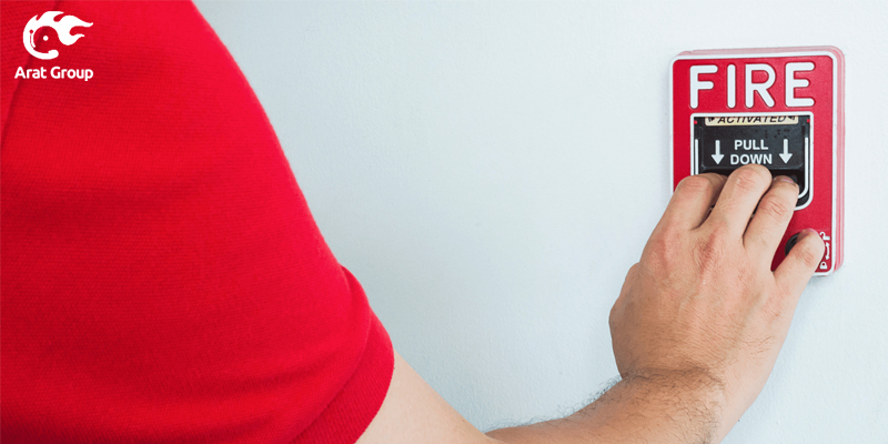 فروش شستی اعلام حریق زیتکس در مرکز اعلام حریق آرات