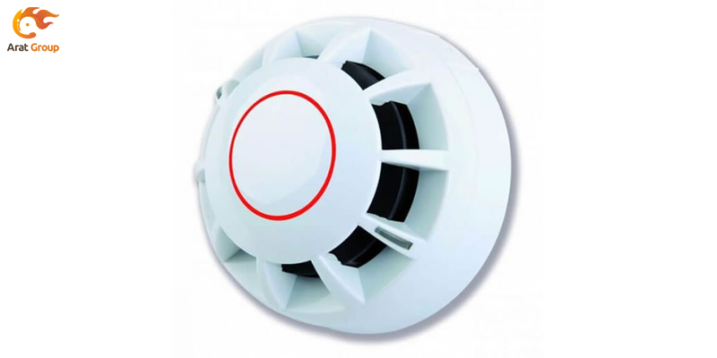 شاخص زمان و دما در فعال شدن دتکتور حرارتی اعلام حریق