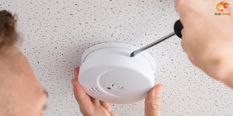 زمان نصب آشکارساز دود اعلام حریق