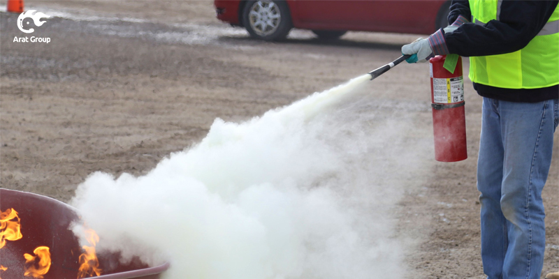 عملکرد پودرهای خاموش‌کننده