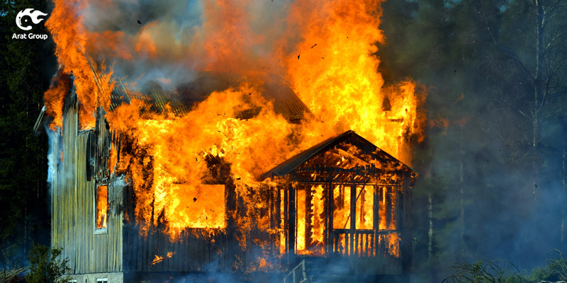 دلایل وقوع حریق در اتاق خواب