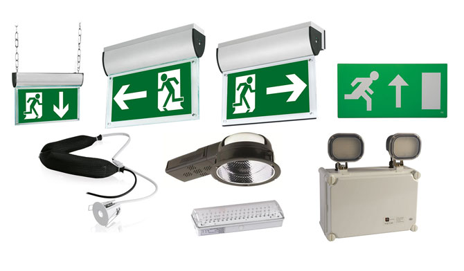چراغ اضطراری اعلام حریق (emergency lighting)