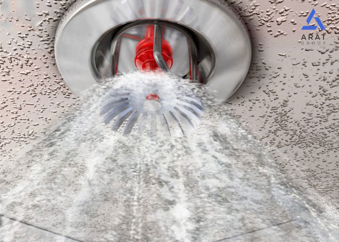 مصرف آب در سیستم‌های اطفای حریق آبی