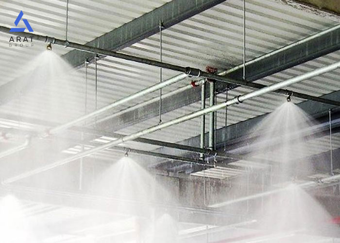 سیستم خاموش کننده آتش مبتنی بر آب